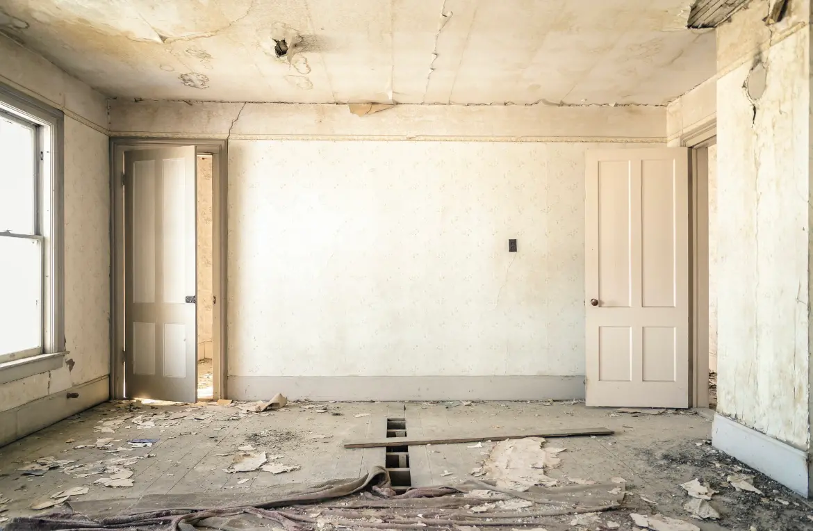 Waste disposal crew managing a cleanout project in Spotswood